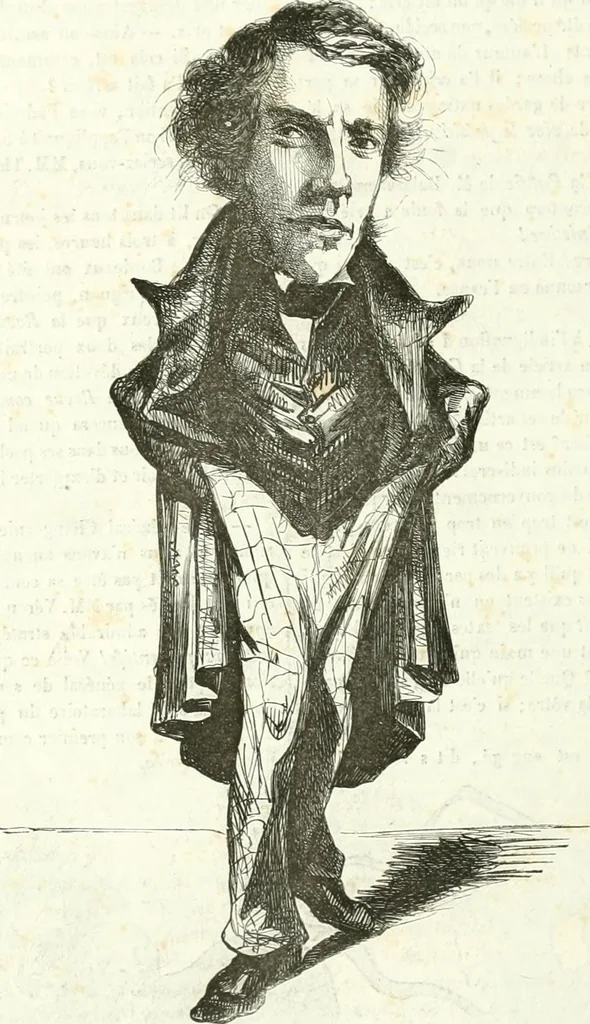 An illustration from Revue comique à l'usage des gens sérieux, 1848, leaf 227