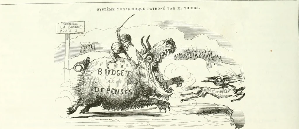An illustration from Revue comique à l'usage des gens sérieux, 1848, leaf 233