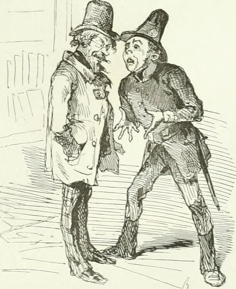 An illustration from Revue comique à l'usage des gens sérieux, 1848, leaf 242