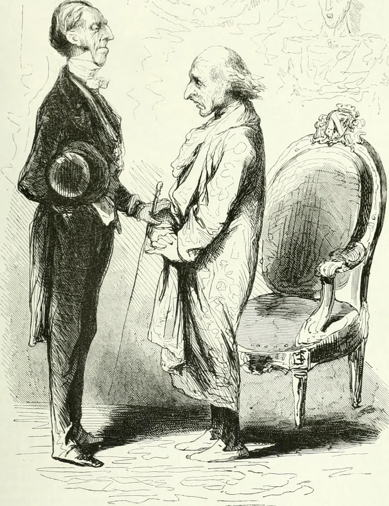 An illustration from Revue comique à l'usage des gens sérieux, 1848, leaf 248