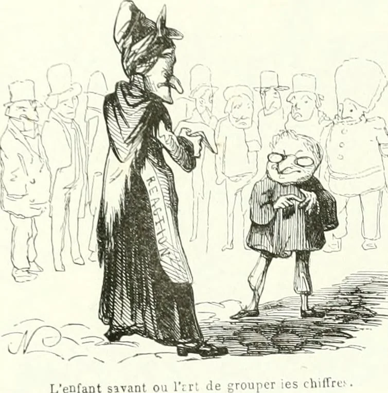 An illustration from Revue comique à l'usage des gens sérieux, 1848, leaf 251