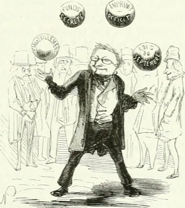An illustration from Revue comique à l'usage des gens sérieux, 1848, leaf 252