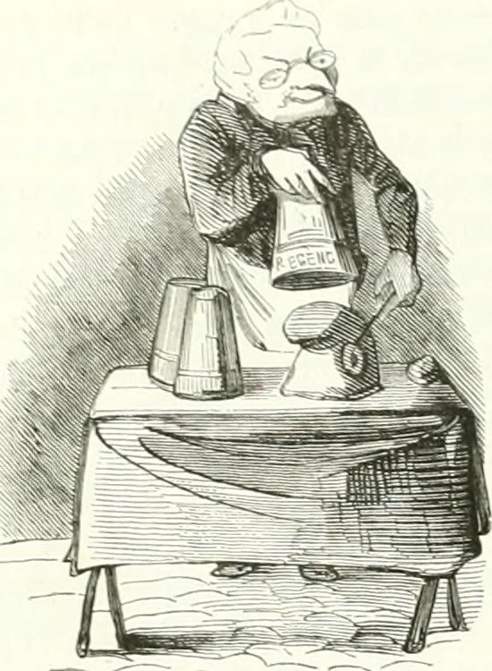 An illustration from Revue comique à l'usage des gens sérieux, 1848, leaf 255