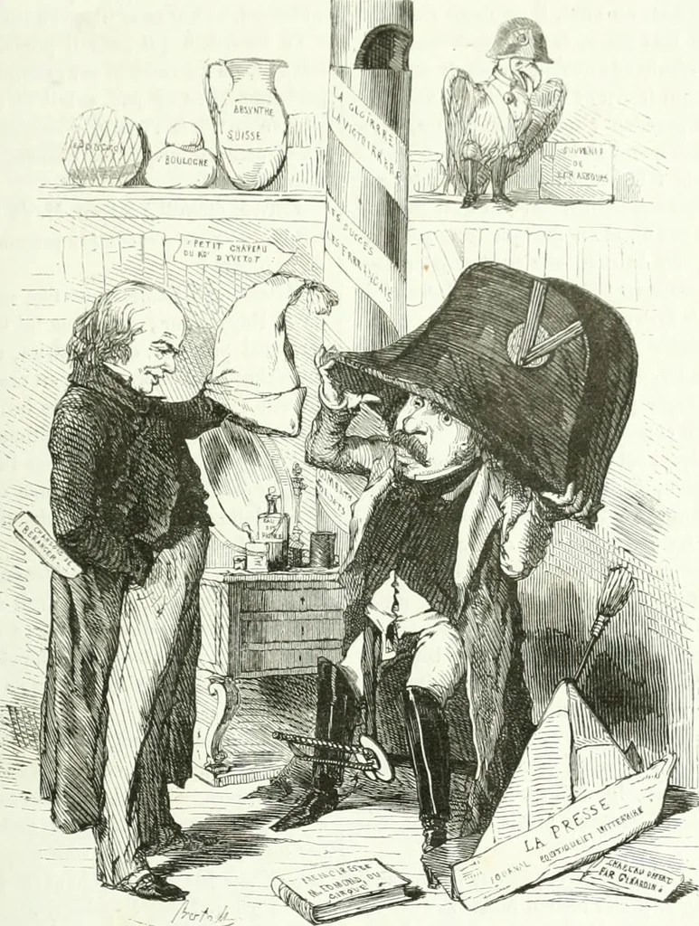 An illustration from Revue comique à l'usage des gens sérieux, 1848, leaf 26