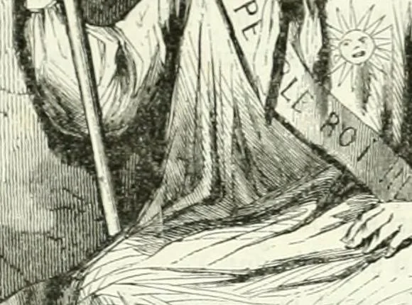 An illustration from Revue comique à l'usage des gens sérieux, 1848, leaf 260