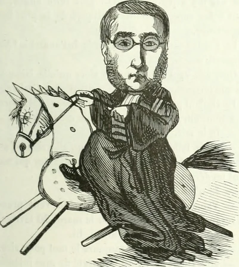 An illustration from Revue comique à l'usage des gens sérieux, 1848, leaf 266