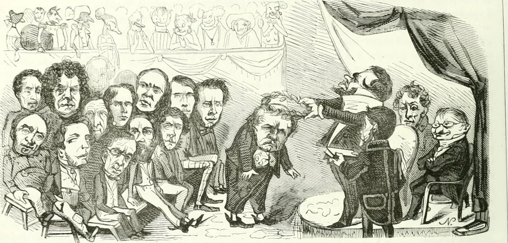 An illustration from Revue comique à l'usage des gens sérieux, 1848, leaf 267