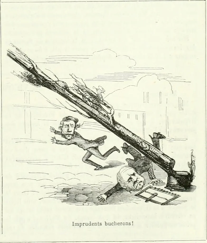 An illustration from Revue comique à l'usage des gens sérieux, 1848, leaf 270