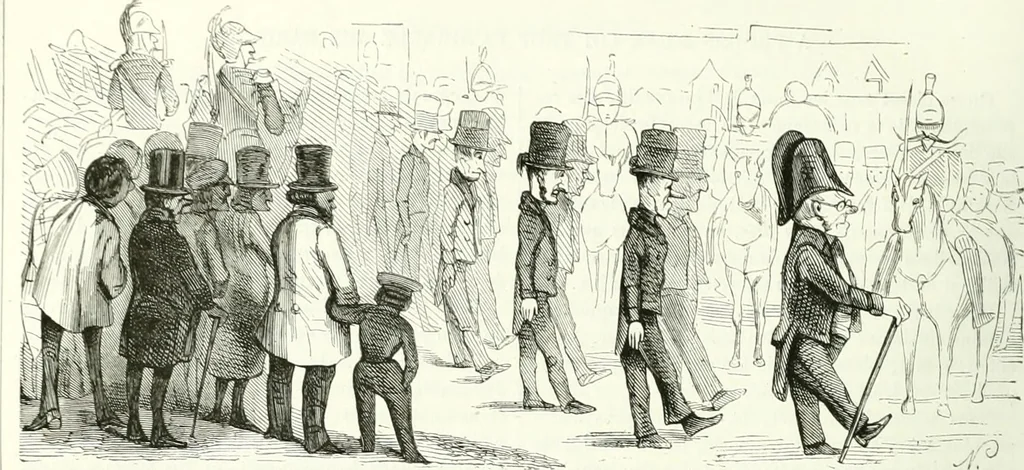 An illustration from Revue comique à l'usage des gens sérieux, 1848, leaf 271
