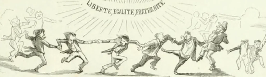 An illustration from Revue comique à l'usage des gens sérieux, 1848, leaf 274