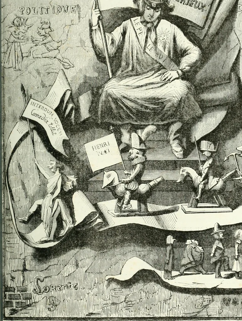An illustration from Revue comique à l'usage des gens sérieux, 1848, leaf 276