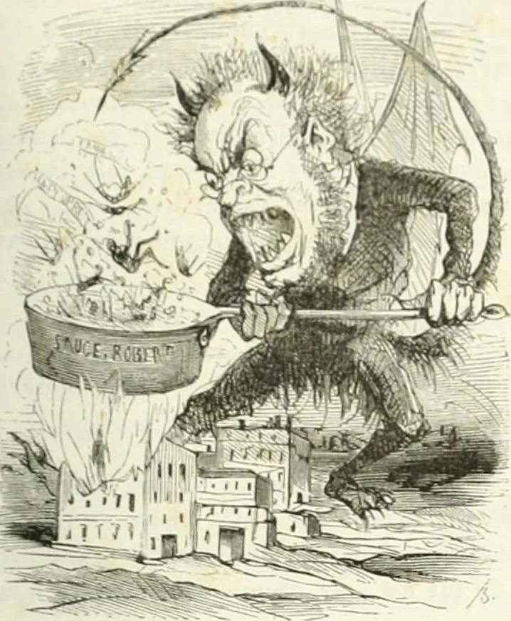 An illustration from Revue comique à l'usage des gens sérieux, 1848, leaf 280