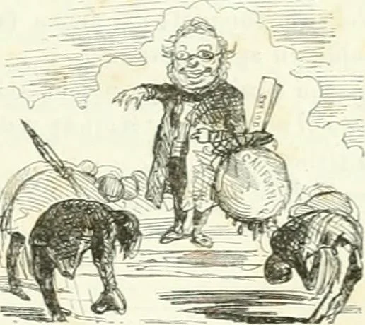 An illustration from Revue comique à l'usage des gens sérieux, 1848, leaf 280