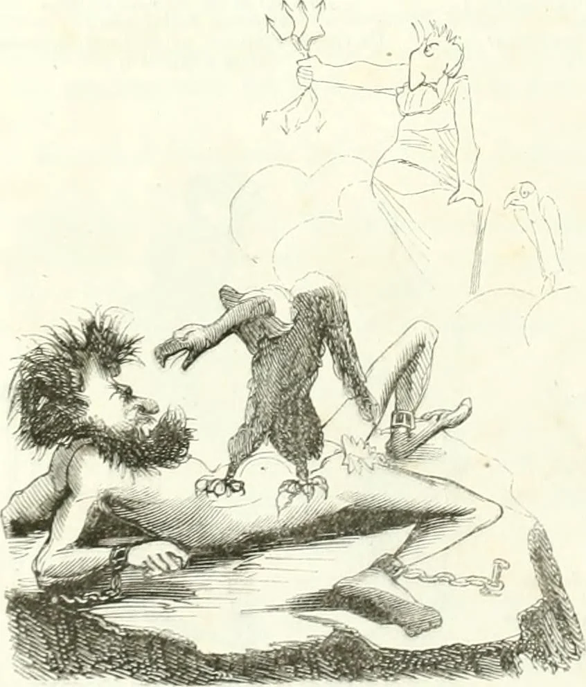 An illustration from Revue comique à l'usage des gens sérieux, 1848, leaf 281