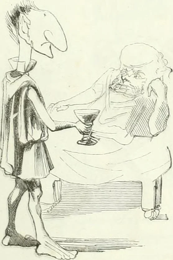An illustration from Revue comique à l'usage des gens sérieux, 1848, leaf 282