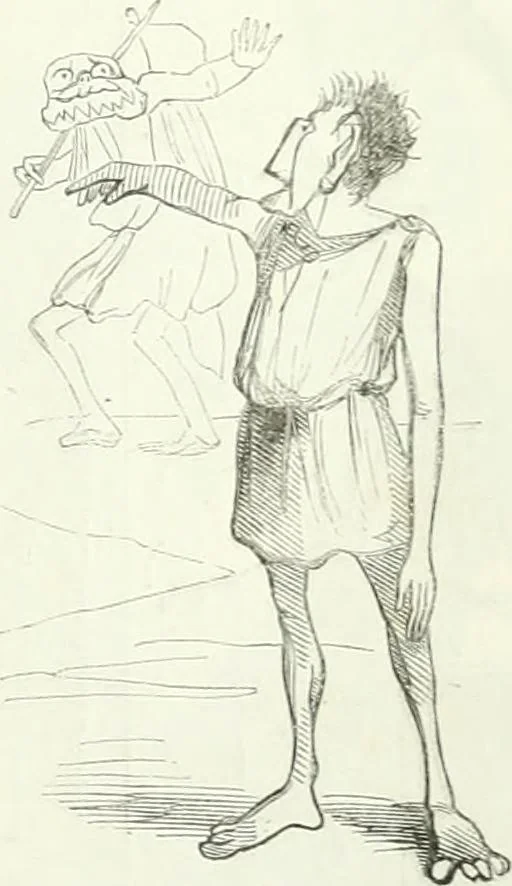 An illustration from Revue comique à l'usage des gens sérieux, 1848, leaf 282