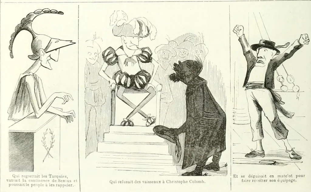 An illustration from Revue comique à l'usage des gens sérieux, 1848, leaf 283