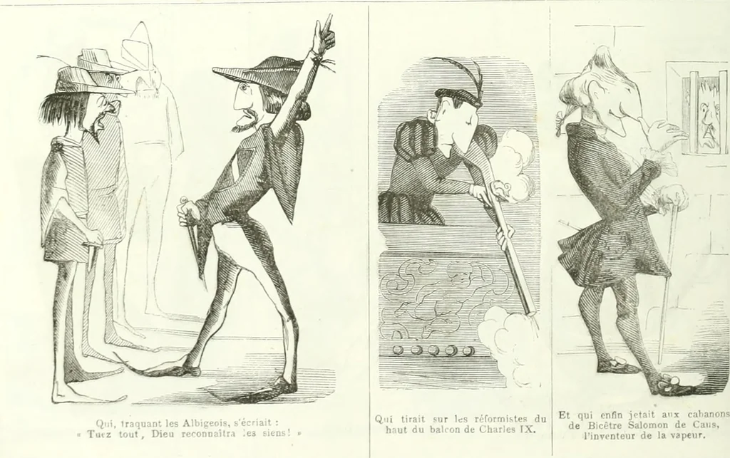 An illustration from Revue comique à l'usage des gens sérieux, 1848, leaf 285