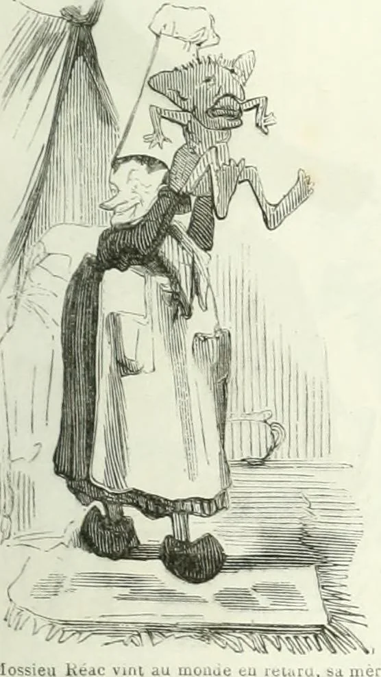 An illustration from Revue comique à l'usage des gens sérieux, 1848, leaf 286