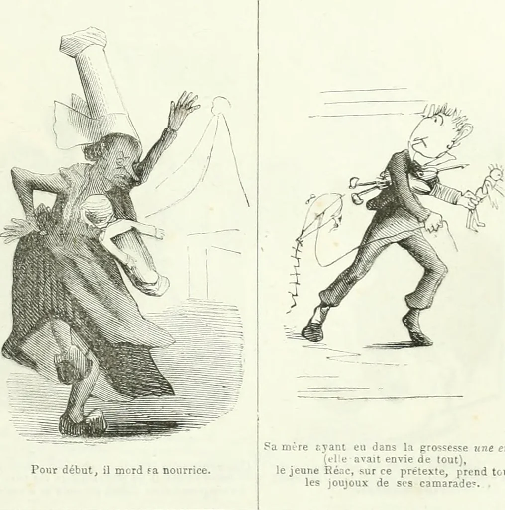 An illustration from Revue comique à l'usage des gens sérieux, 1848, leaf 286