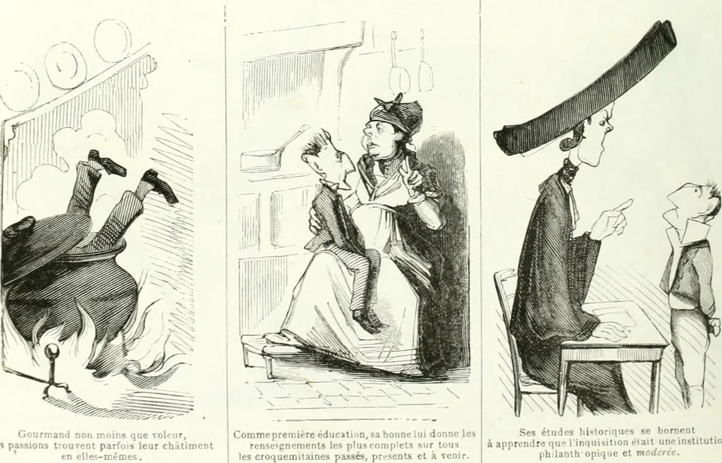 An illustration from Revue comique à l'usage des gens sérieux, 1848, leaf 287