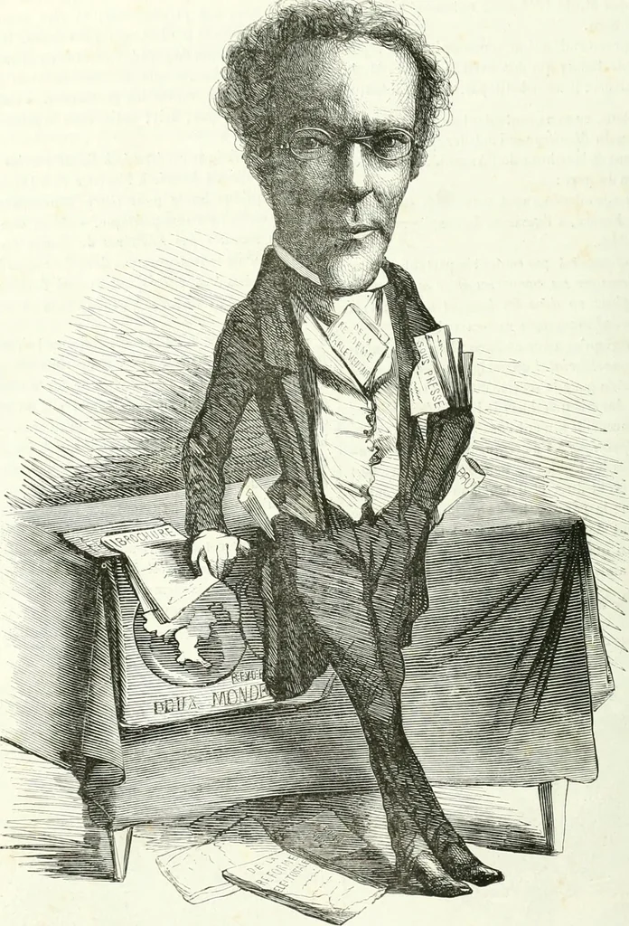 An illustration from Revue comique à l'usage des gens sérieux, 1848, leaf 291