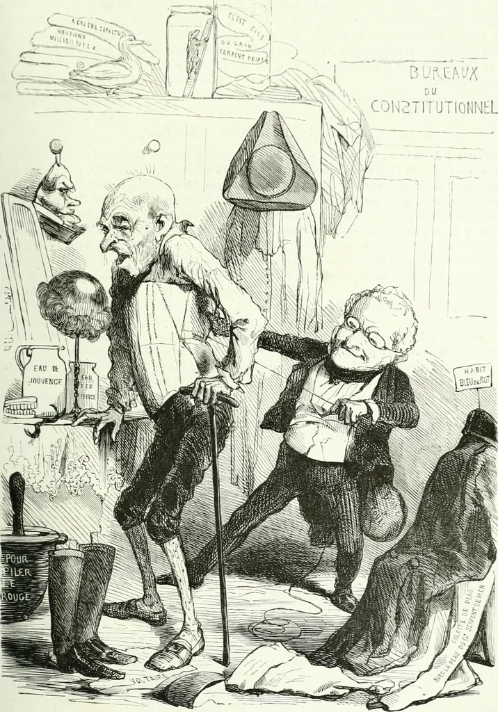 An illustration from Revue comique à l'usage des gens sérieux, 1848, leaf 296