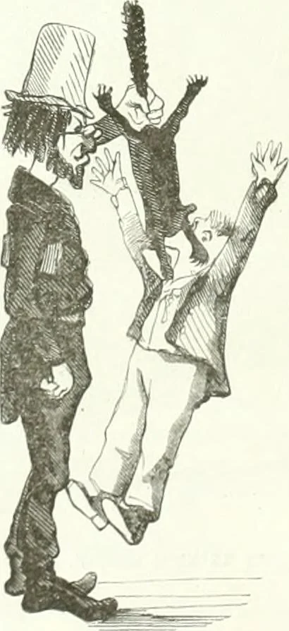 An illustration from Revue comique à l'usage des gens sérieux, 1848, leaf 297