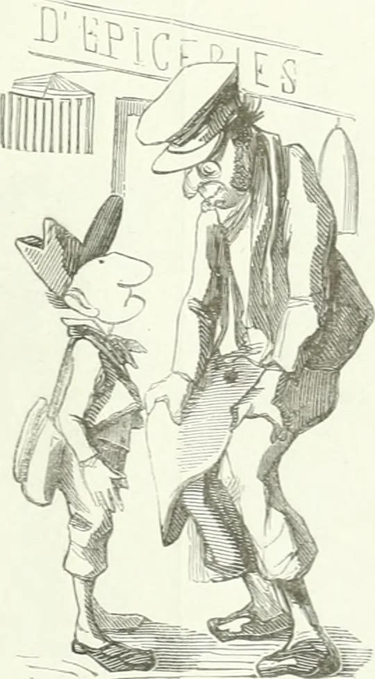 An illustration from Revue comique à l'usage des gens sérieux, 1848, leaf 298