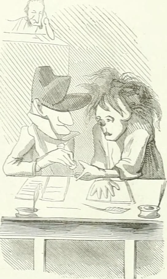 An illustration from Revue comique à l'usage des gens sérieux, 1848, leaf 298