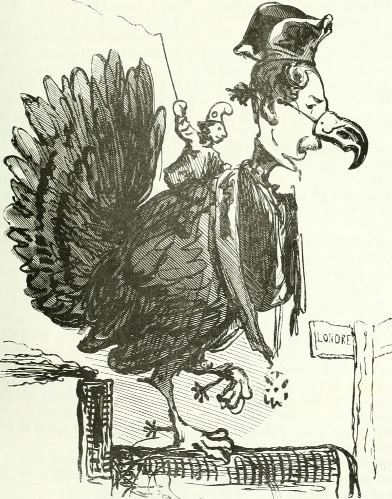 An illustration from Revue comique à l'usage des gens sérieux, 1848, leaf 30