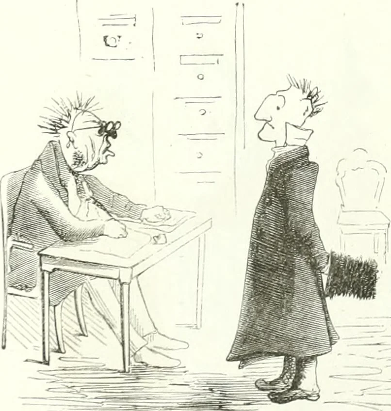An illustration from Revue comique à l'usage des gens sérieux, 1848, leaf 301