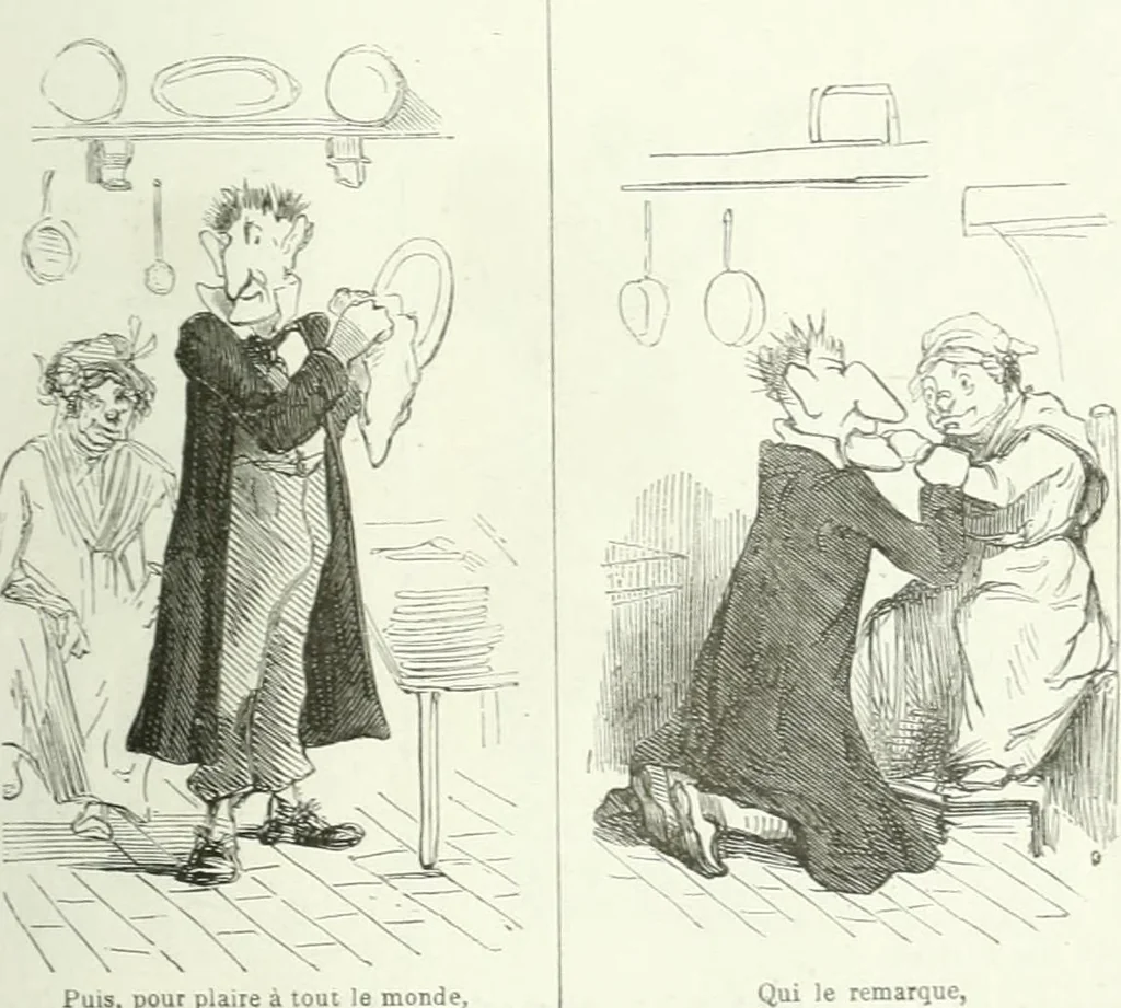 An illustration from Revue comique à l'usage des gens sérieux, 1848, leaf 302