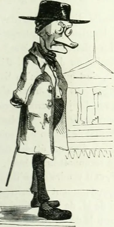 An illustration from Revue comique à l'usage des gens sérieux, 1848, leaf 304