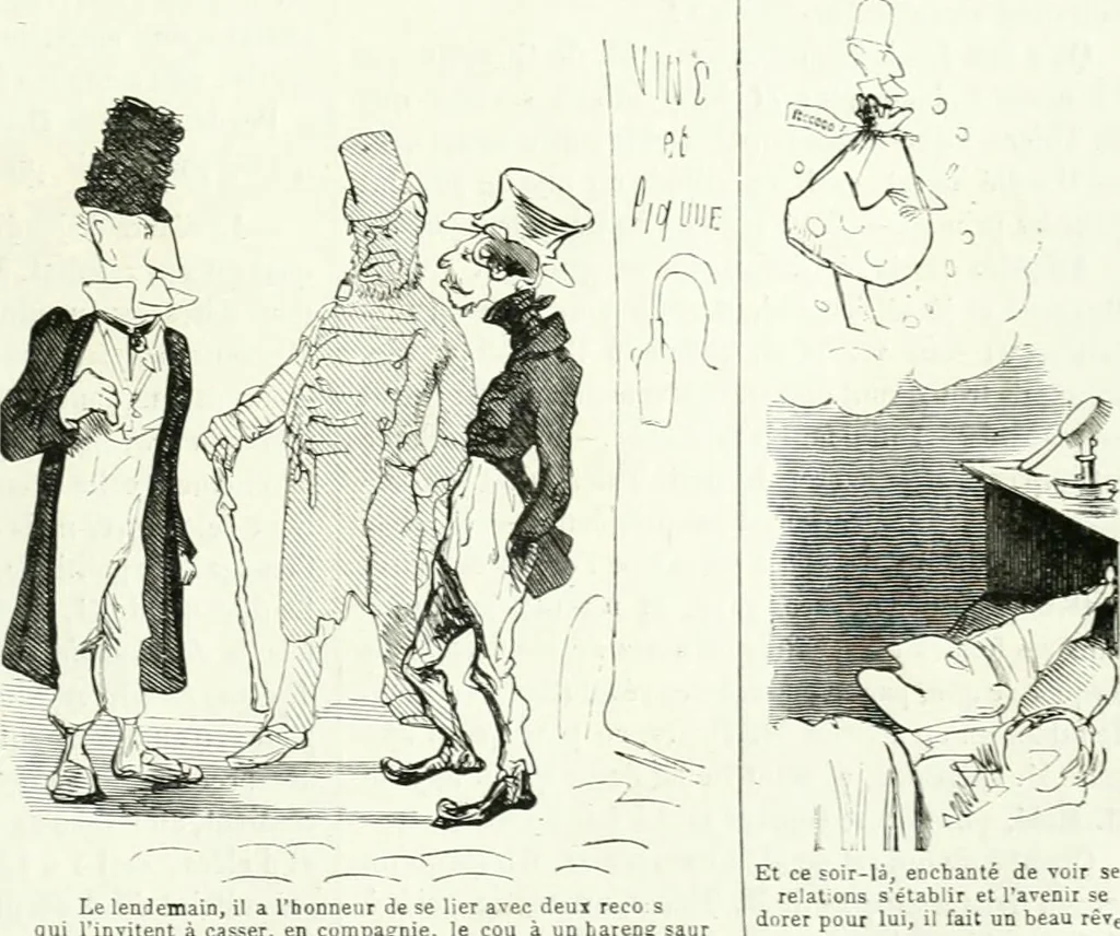 An illustration from Revue comique à l'usage des gens sérieux, 1848, leaf 304