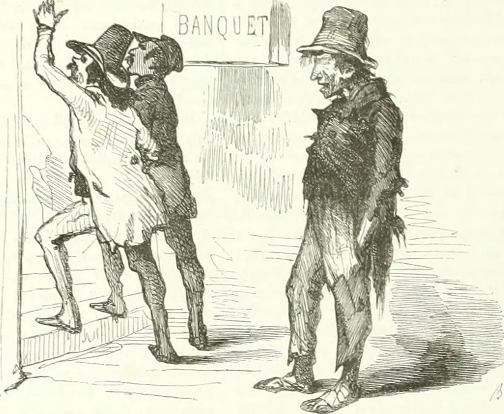 An illustration from Revue comique à l'usage des gens sérieux, 1848, leaf 305