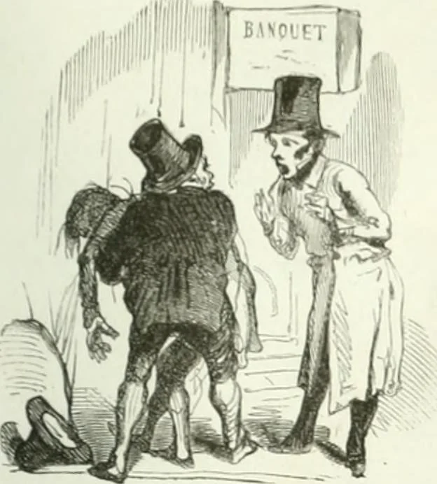 An illustration from Revue comique à l'usage des gens sérieux, 1848, leaf 306