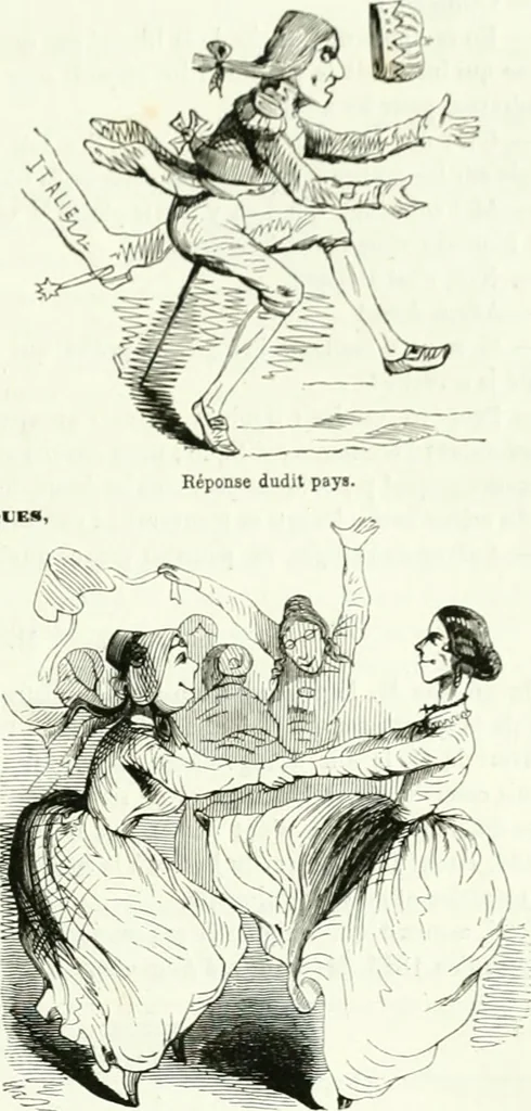 An illustration from Revue comique à l'usage des gens sérieux, 1848, leaf 312