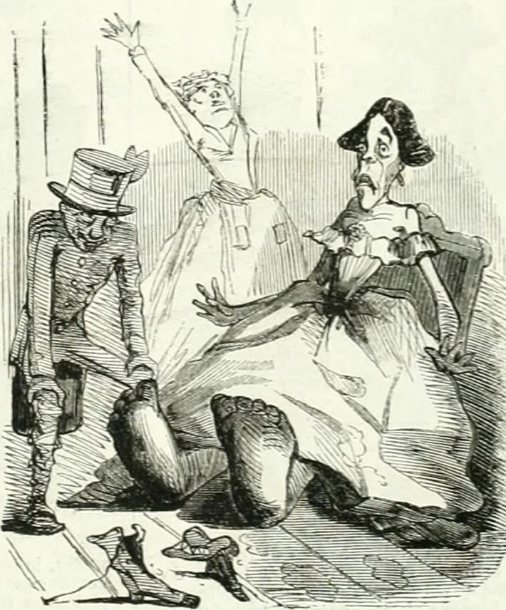 An illustration from Revue comique à l'usage des gens sérieux, 1848, leaf 312