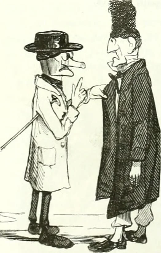 An illustration from Revue comique à l'usage des gens sérieux, 1848, leaf 313