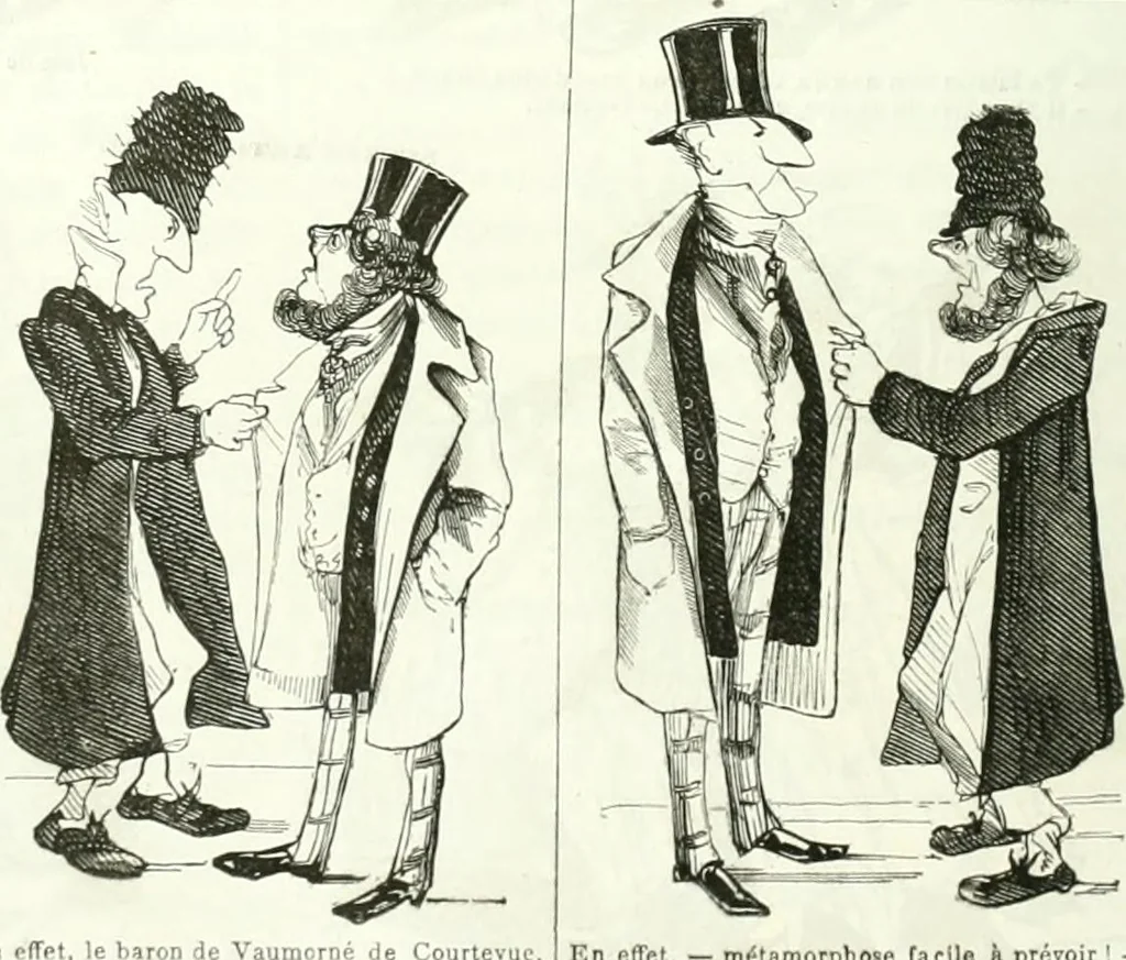 An illustration from Revue comique à l'usage des gens sérieux, 1848, leaf 313