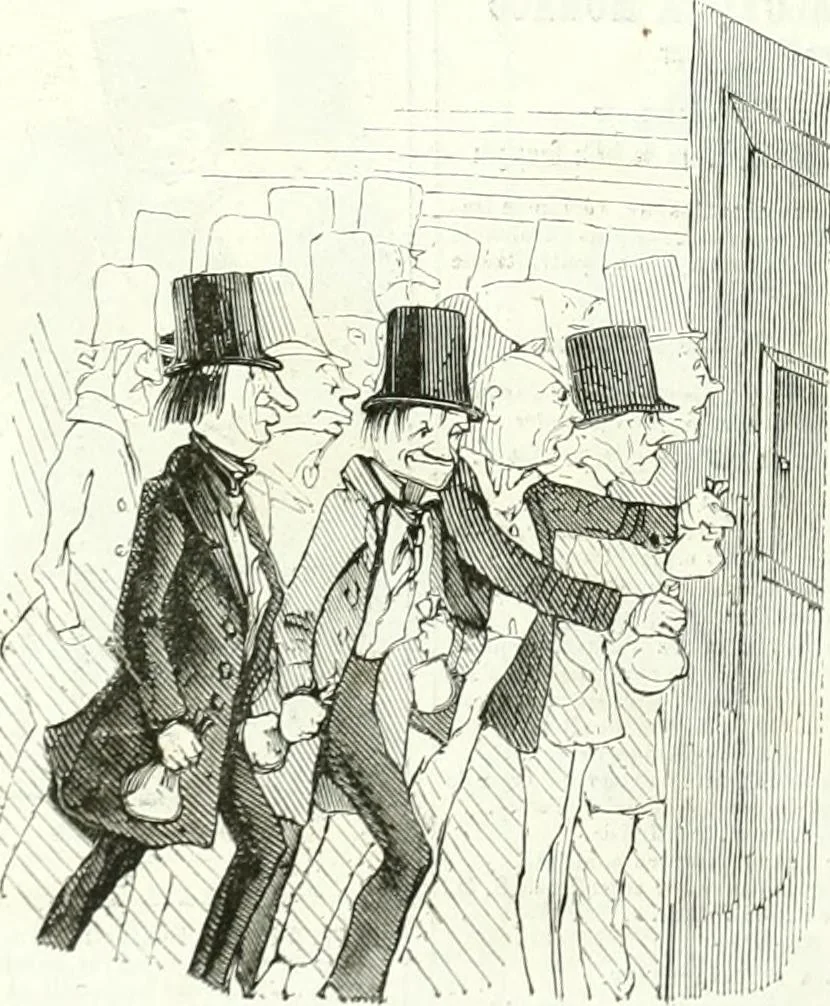 An illustration from Revue comique à l'usage des gens sérieux, 1848, leaf 315