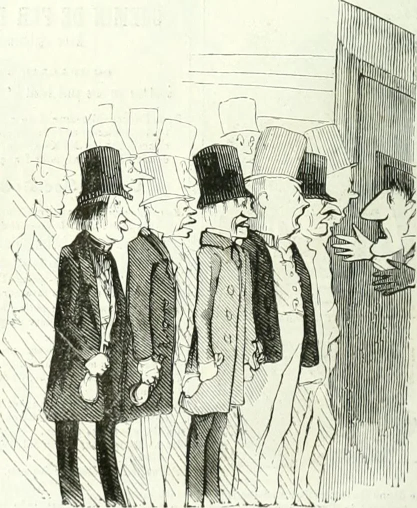 An illustration from Revue comique à l'usage des gens sérieux, 1848, leaf 315