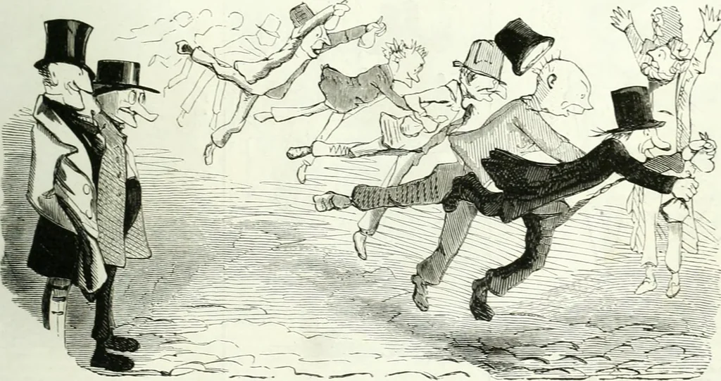 An illustration from Revue comique à l'usage des gens sérieux, 1848, leaf 316