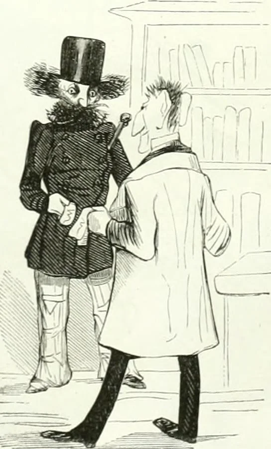 An illustration from Revue comique à l'usage des gens sérieux, 1848, leaf 317