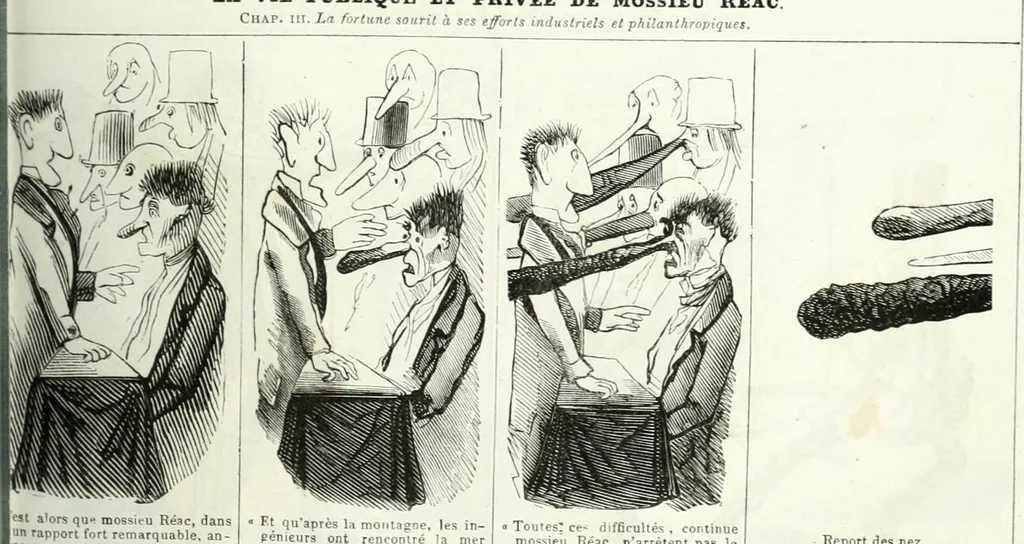 An illustration from Revue comique à l'usage des gens sérieux, 1848, leaf 318