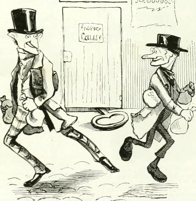 An illustration from Revue comique à l'usage des gens sérieux, 1848, leaf 319