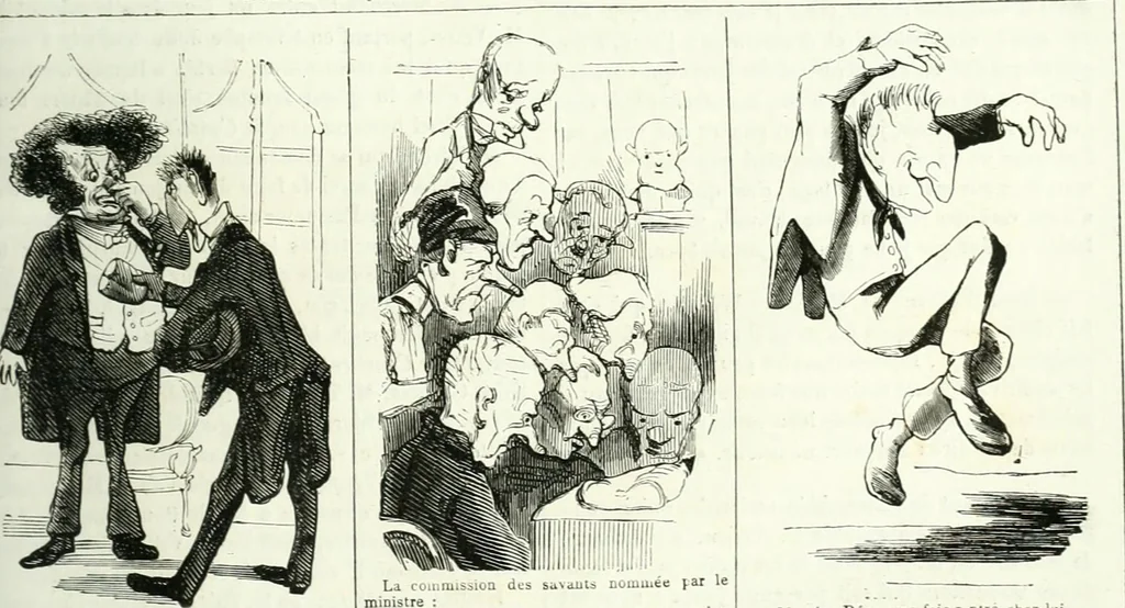 An illustration from Revue comique à l'usage des gens sérieux, 1848, leaf 320