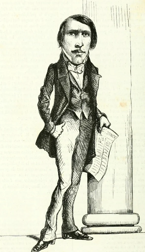 An illustration from Revue comique à l'usage des gens sérieux, 1848, leaf 323