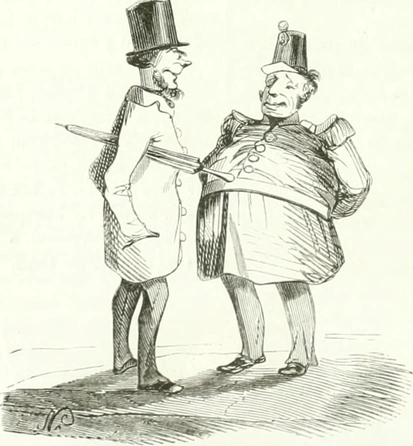 An illustration from Revue comique à l'usage des gens sérieux, 1848, leaf 33